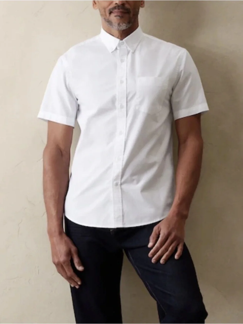 BANANA REPUBLIC MEN SLIM SOFT-WASH SHIRT